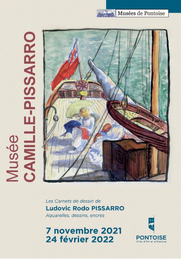 Ludovic Rodo Pissarro, Affiche de l'exposition au musée Pissarro